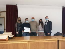 Consegna attestato corso per serramentista - Ancelm