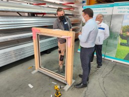 Esame pratico corso posa certificata serramenti Posacert 2022 - Ancelm