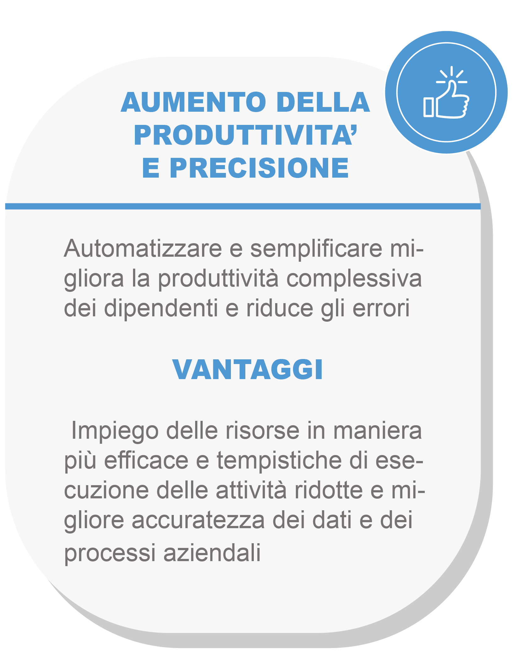 Aumento produttività e precisione - Software ANCELM