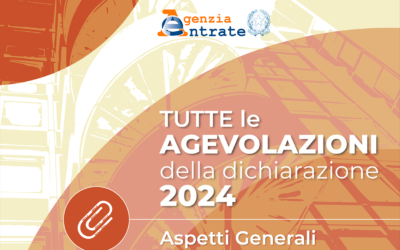 Agevolazioni della Dichiarazione 2024 - Detrazioni fiscali 2024 - ANCELM
