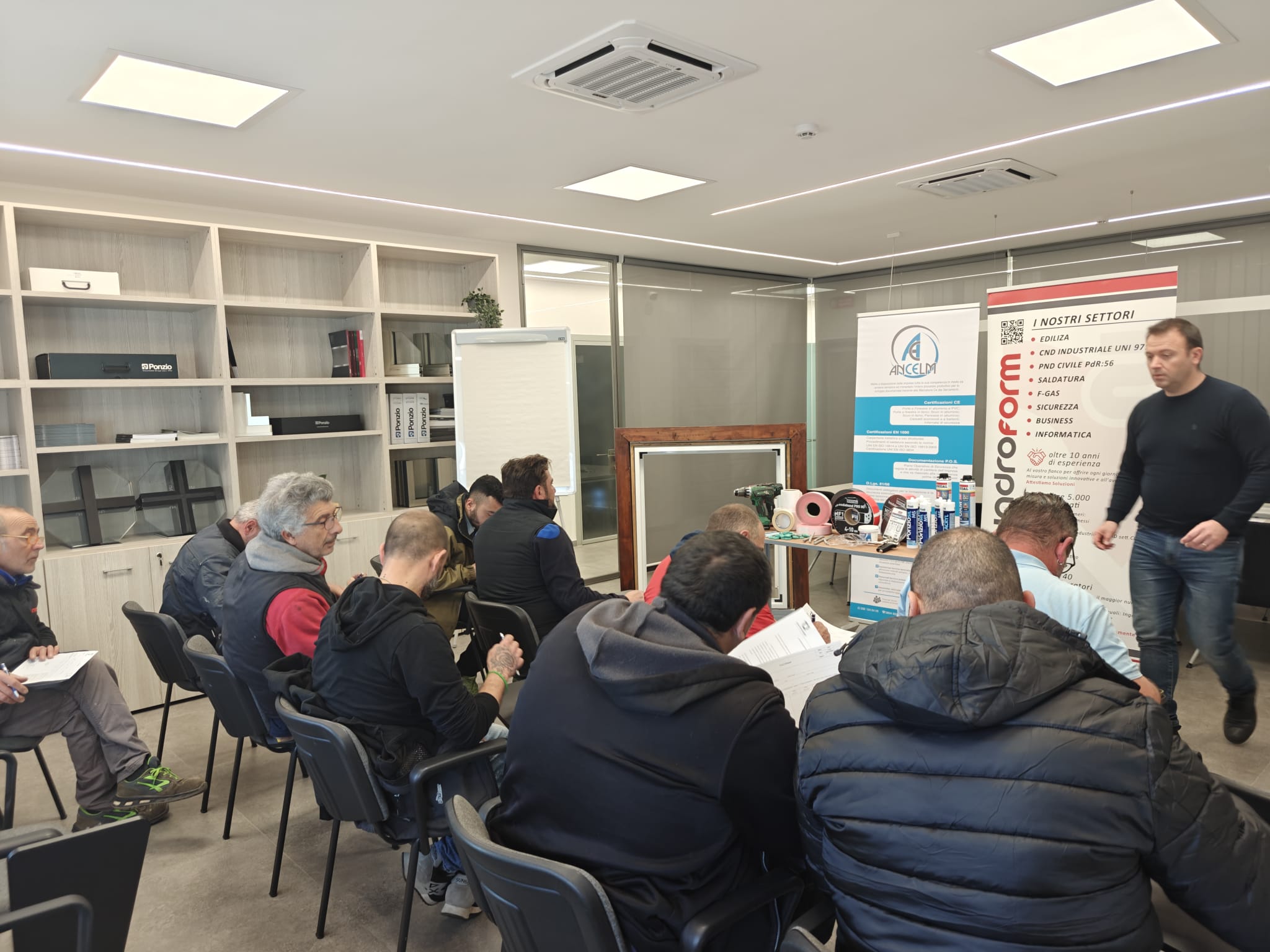 Corso posa dei serramenti UNI 11673 per i serramentisti PONZIO SRL - ANCELM
