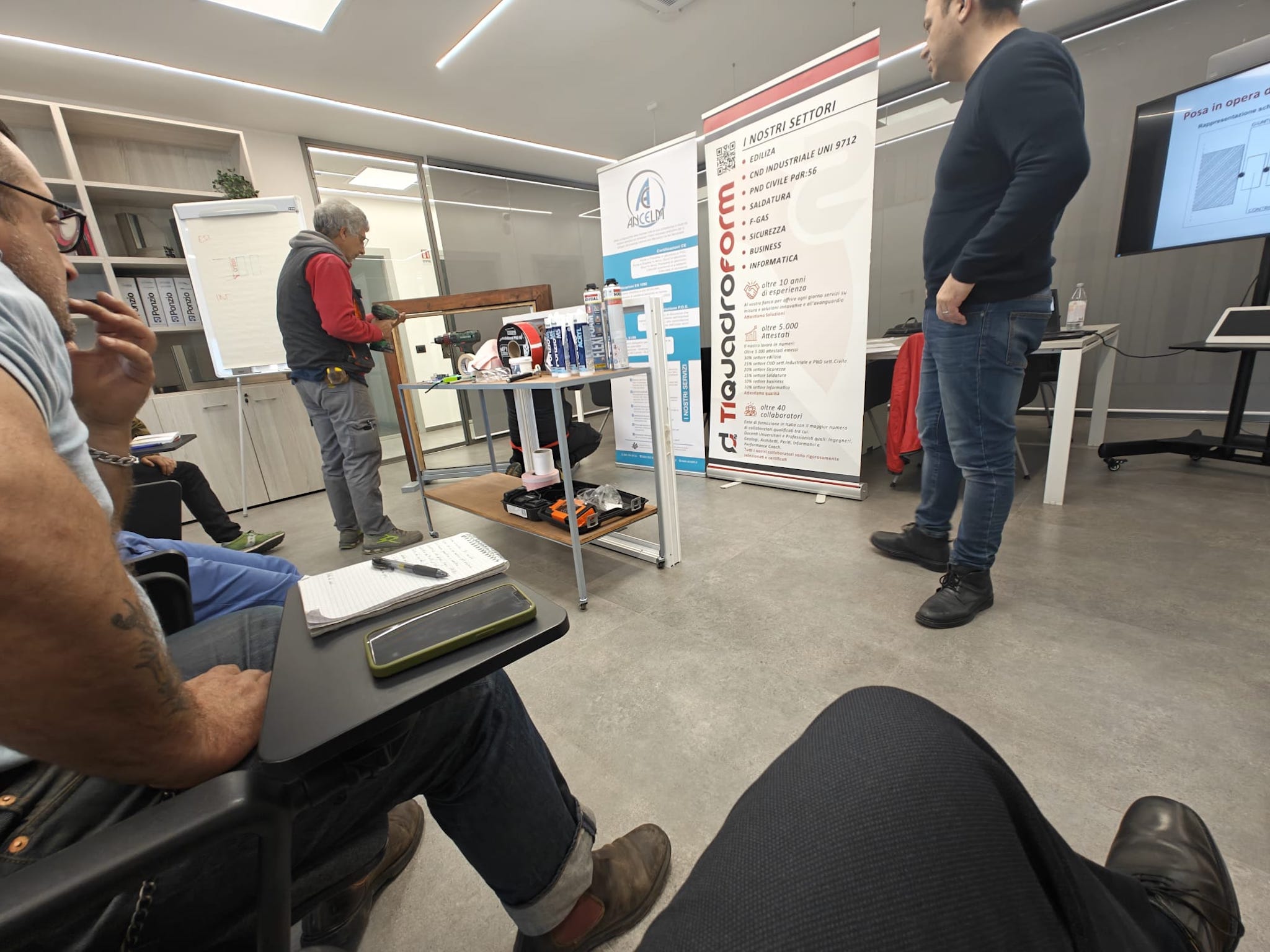 Corso posa dei serramenti UNI 11673 per serramentisti PONZIO SRL - ANCELM
