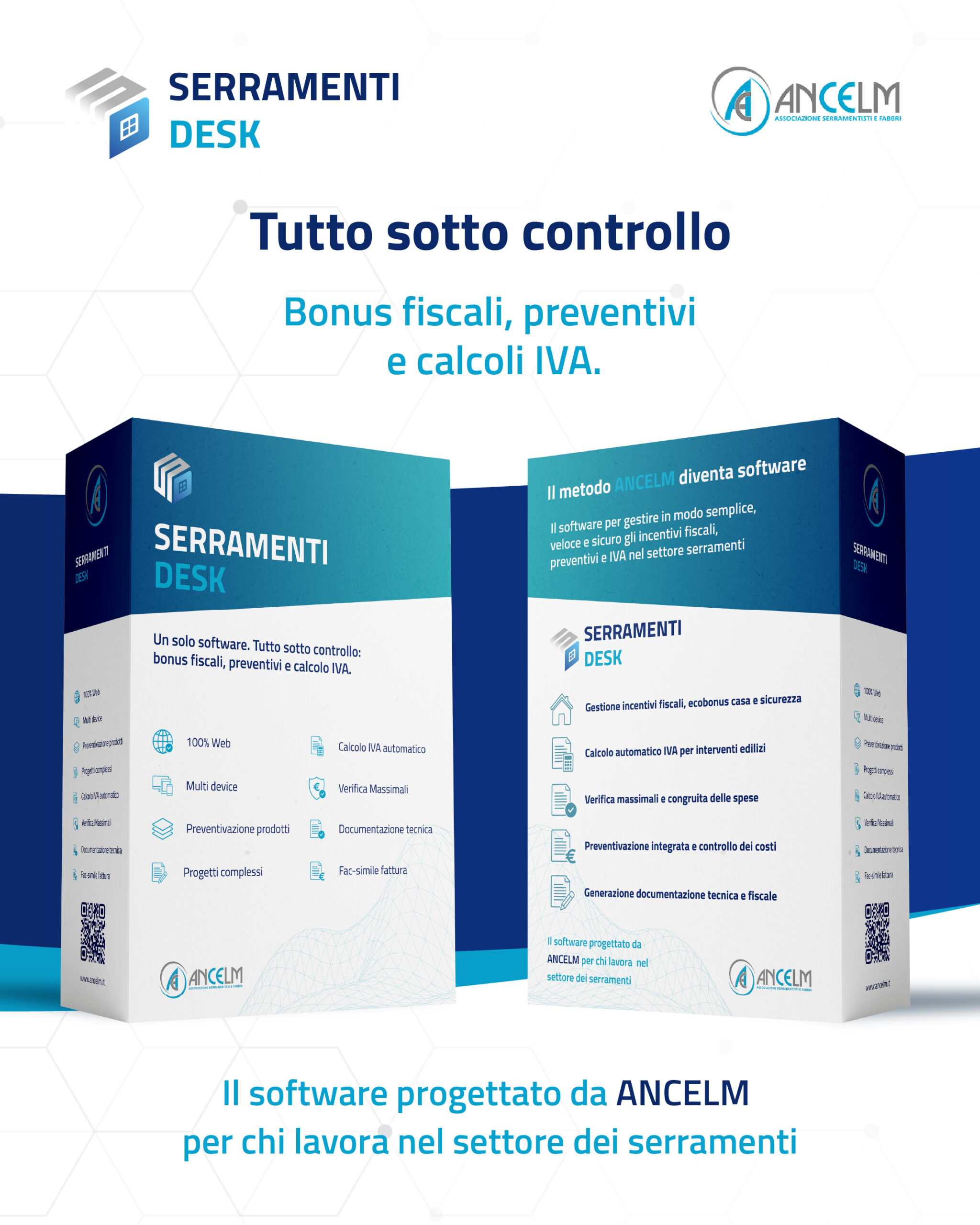Serramenti Desk - Software per Preventivazione, Calcolo IVA e gestione Bonus fiscali - ANCELM